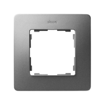 Marco de 1 a 4 elementos aluminio frio base negro SIMON 82 Detail Air SIM8200610-293