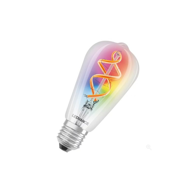 Lámpara SMART+ WiFi CL Edison RGBW 30 4,5W/827 E27 300lm LED4058075609914