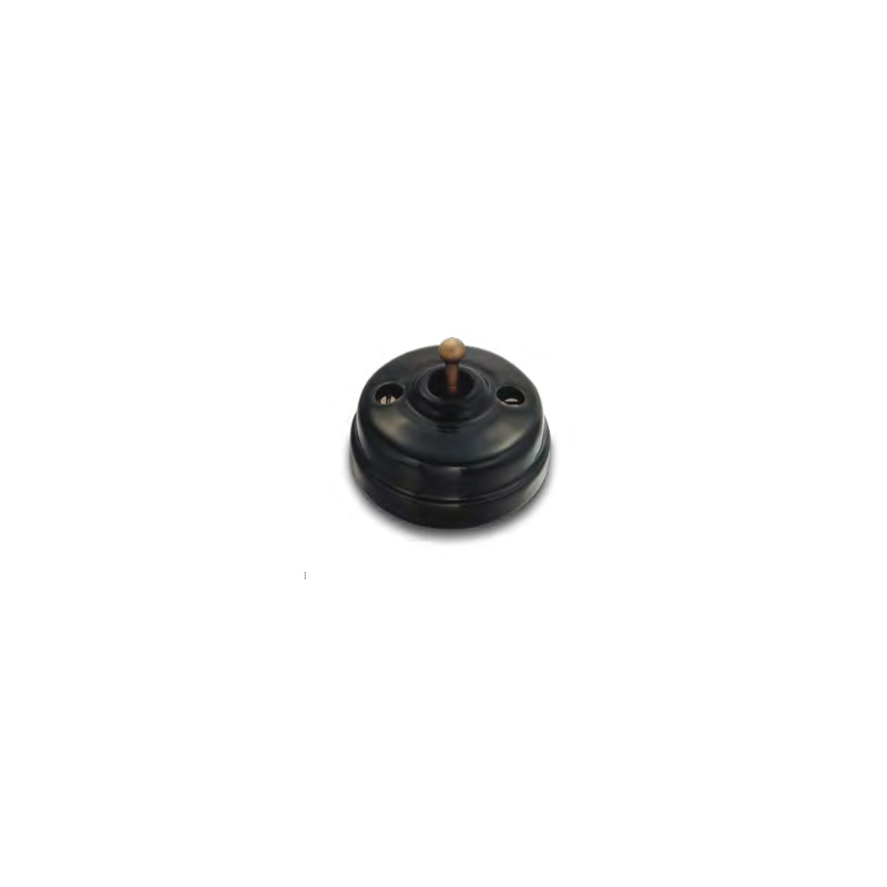Interruptor-conmutador Negro manecilla Latón Envejecido FONTINI DIMBLER FON60308352