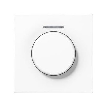 Tapa placa dimmer botón giratorio Blanco Alpino JUNG