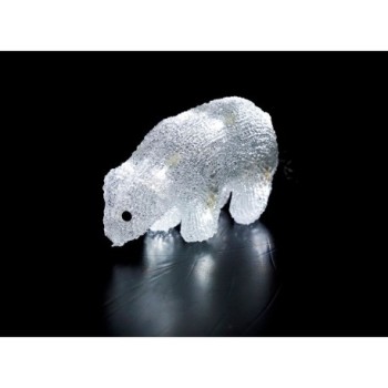 Figura LED oso polar pequeño 18,5cm F.BRIGHT LED