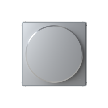 Tapa + botón regulador giratorio Sky Niessen plata 8560.2 PL