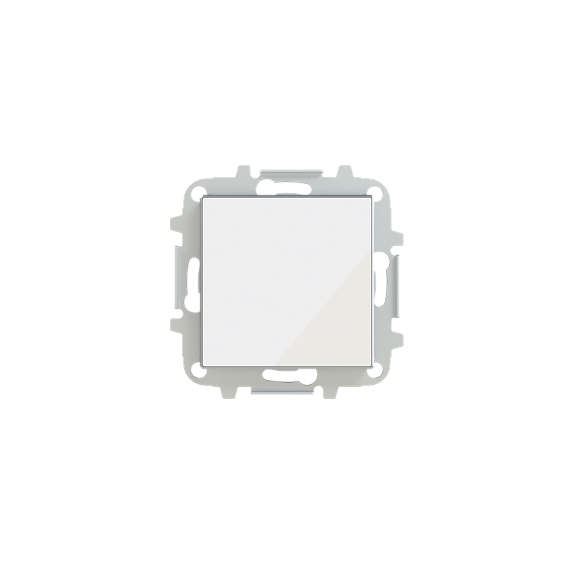 Tecla doble interruptor conmutador Sky Niessen cristal blanco NIESSEN 8511  CB