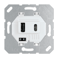 Mecanismo cargador USB. Blanco alpino USB15CAWW