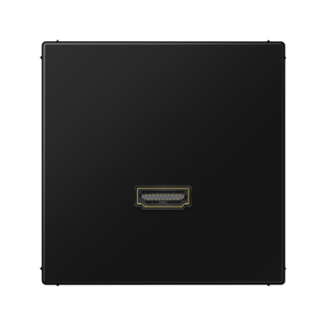 Placa HDMI LS negro JUNG JUNMALS1112SW