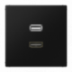 Placa HDMI/USB 2.0 LS negro MALS1163SW