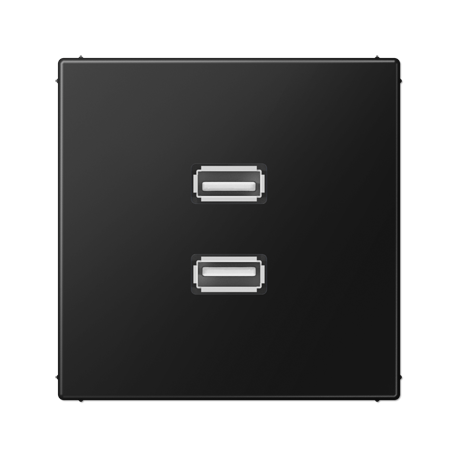 Conexión multimedia USB X2 LS negro MALS1153SWM