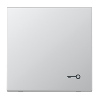 Tecla c/simb. puerta LS aluminio AL2990T JUNG