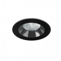 Downlight empotrable de techo DAKO 1xLED 18 negro LEDS C4 LC415-E036-05-CL