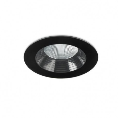 Downlight empotrable de techo DAKO 1xLED 18 negro LEDS C4 LC415-E036-05-CL