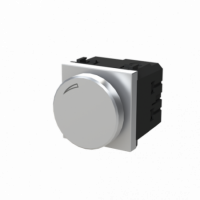 Regulador Giratorio/Pulsacion LED Niessen Zenit Plata NIEN22603PL